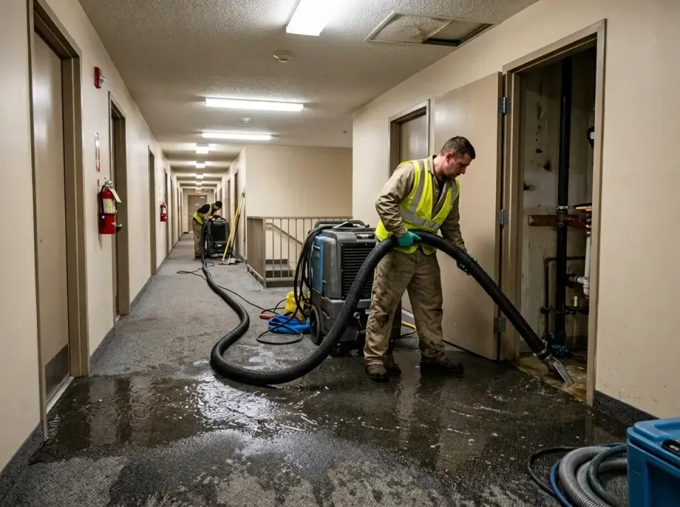 multi-unit-apartment-hallway-f-005 — frequently asked questions, Emergency Burst Pipe Water Extraction & Removal in Elgin, SC
